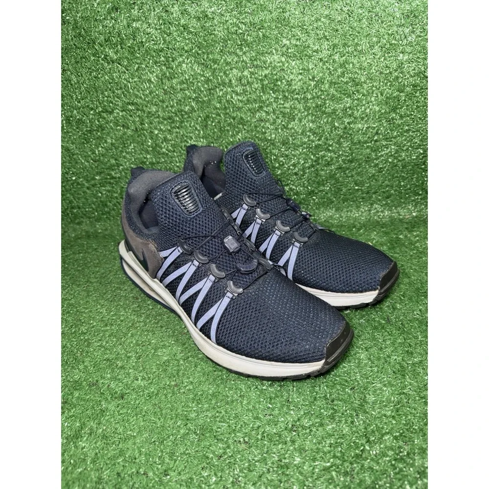 Nike Shox Gravity Mens Size 12 Navy Blue Running Shoes‎ Comfort Walking Sneakers